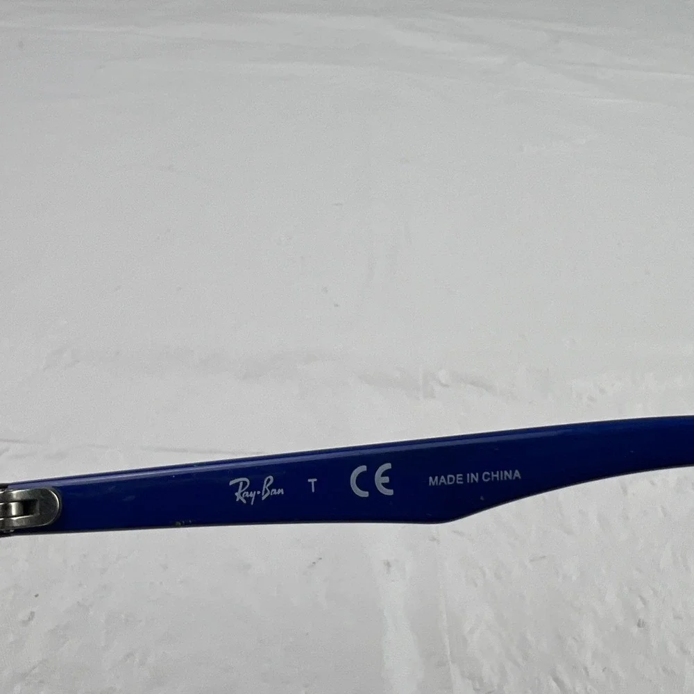 Ray-Ban RB 1562 3686 Blue Rectangular Eyeglasses Frames 48-16-125 Kids Junior